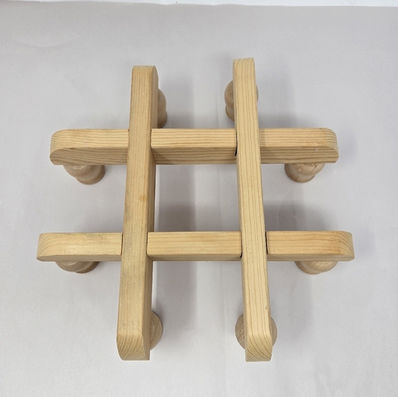 60's Danish Modern Scandinavian Handmade Light Wood 8 Candle Holder Modular - Picture 7 of 10